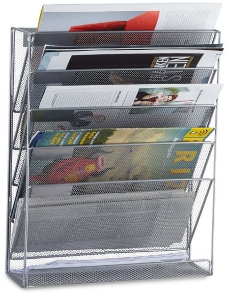 Relaxdays Zeitschriftenhalter Wand