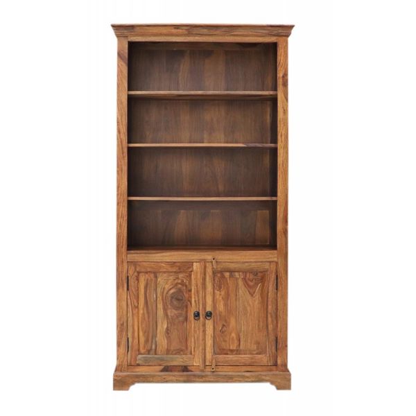 Bücherregal Jali 100x200x45 aus indischem Sheesham-Massivholz