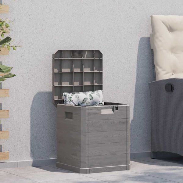vidaXL Garten-Aufbewahrungsbox 90 L Braun 45685