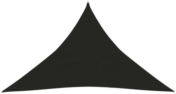 Sonnensegel 160 g/m² Schwarz 3x3x4,2 m HDPE