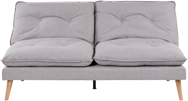 Schlafsofa 3-Sitzer YILA Stoff Grau