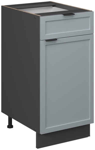 Vicco Küchenschränke Hellblau-grau 40 cm ohne Arbeitsplatte, Fame-Line