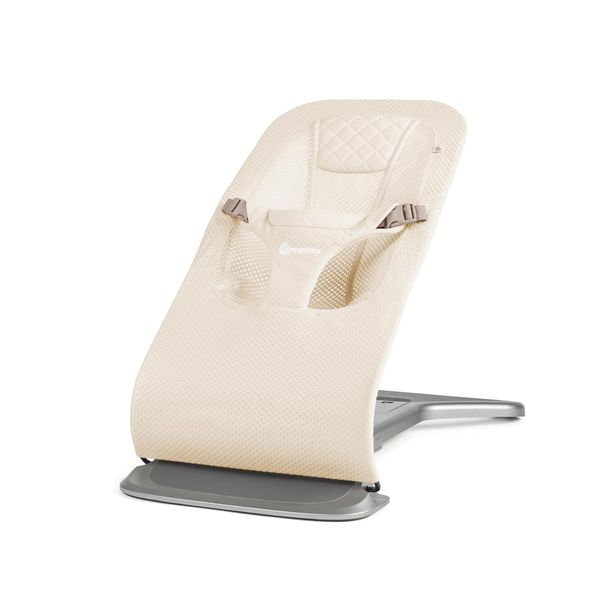 Ergobaby Evolve Bouncer Babywippe für Neugeborene Cream Mesh