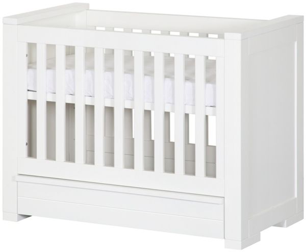 Kidsmill Bretagne Babybett Weiß 60x120 cm