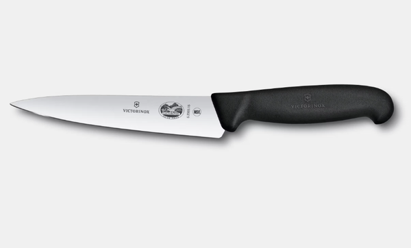 Kochmesser Victorinox Fibrox Klinge 19 cm Schwarz