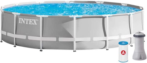 Intex Frame Pool Intex Prism Frame 457x107 cm mit Filter