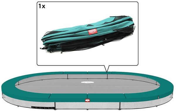 BERG Ersatzteil Schutzrand 520 cm oval grün - Grand Favorit InGround Federabdeckung für Trampolin