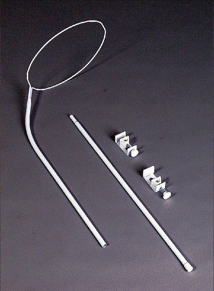 Bettschleierhalter Luxus, weiß