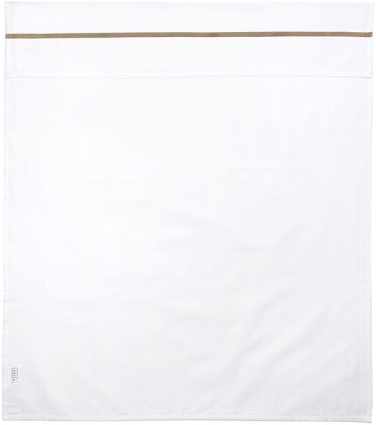 Meyco Babylaken Weiß mit Paspel Taupe 75x100 cm Taupe