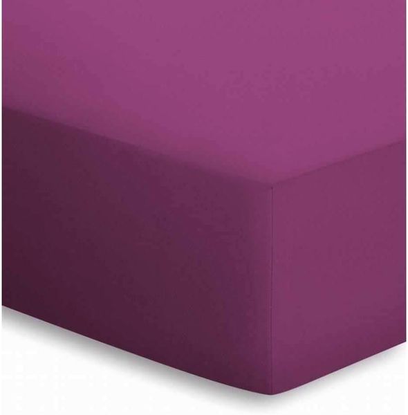 Adam Matheis 'Schlafgut' Mako-Jersey Spannbetttuch, Baumwolle beere, 90x190 - 100x200 cm