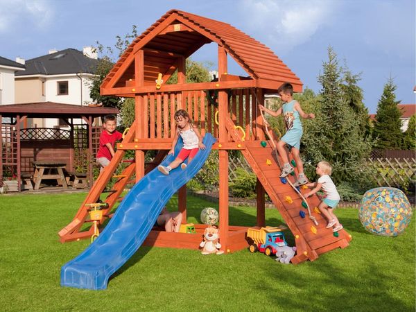 Belladoor Spielturm Giant teakfarben