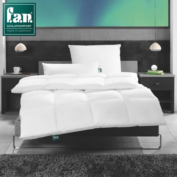 f. a. n. Frankenstolz Daunendecke Island 100% Daunen 155x220 cm, extra warm - Wärme ⭐⭐⭐⭐