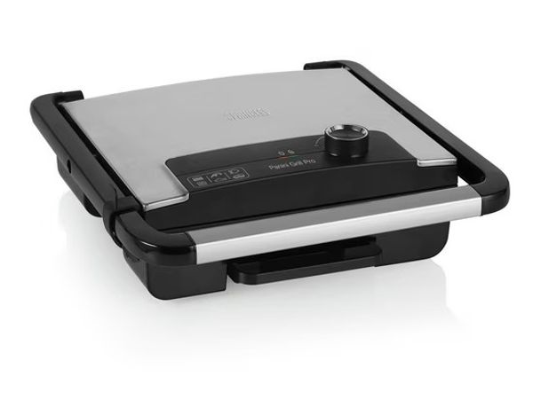 Princess Kontaktgrill Paninigrill, 2.000 Watt, Schwarz, 12,8 x 37,8 x 37 cm