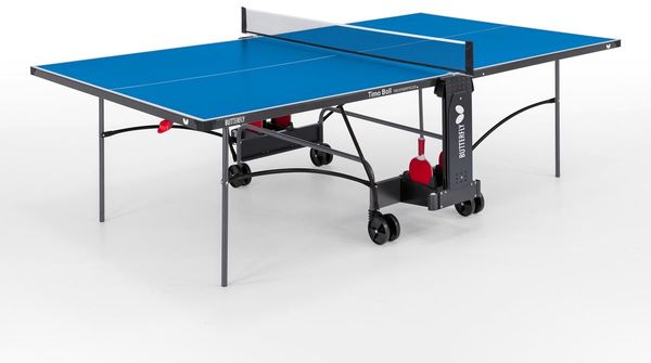 Butterfly 'Timo Boll' Tischtennisplatte, 274 x 152,5 x 76 cm, wetterfest, klappbar, inkl Netz, blau