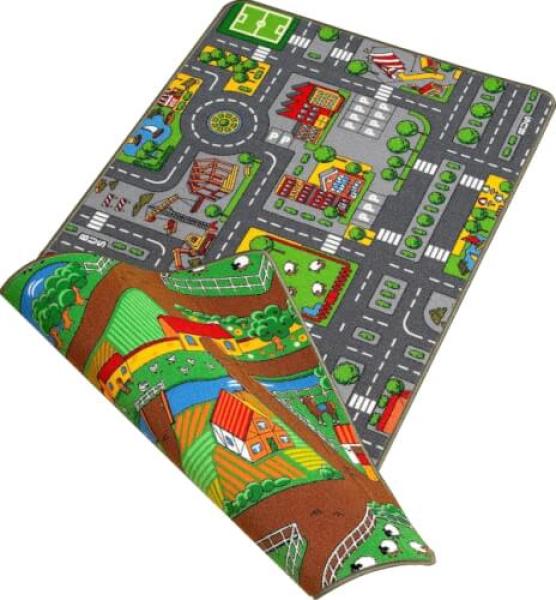 Wende-Spielteppich 100x190 cm