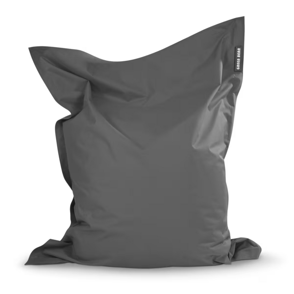 Green Bean® Outdoor Sitzsack, waschbar & wetterfest, Polyester-PVC-Stoff, Grau, 140x180 cm, 380 Liter