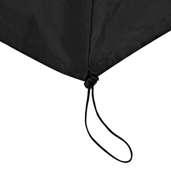 Mucola Schutzhülle Gartenmöbel Abdeckplane Abdeckhaube Garnitur Couch Sofa Tisch Wetterfest Schwarz - Sonneninsel 182x76 Bild 4