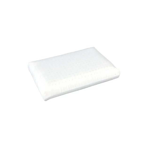 Letti Moderni Latexkissen Classic - Nackenkissen Baumwoll Kissenbezug - 40x60, 40x80 Höhe 14 cm - 40x70x14