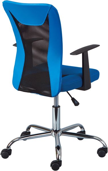 Jugenddrehstuhl DONNY Mesh blau mit Armlehnen Bild 8