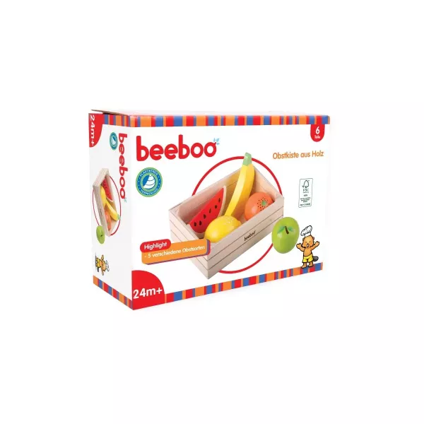 Beeboo Kitchen Obst in Holzkiste, 6 Teile