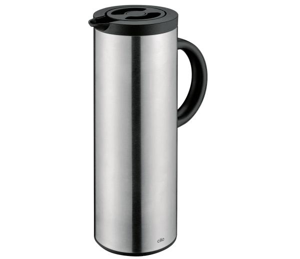 Isolierkanne Kaffeekanne Thermoskanne Teekanne 1L cilio FIRENZE Edelstahl 544091