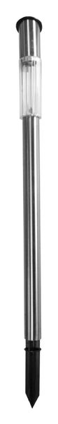Kynast Stab-Solarlampe, Edelstahl / Kunststoff silber/schwarz, 70 cm