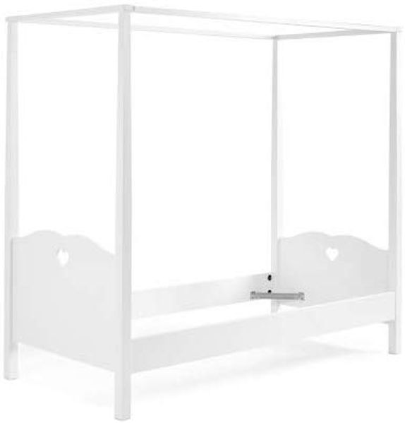 Vipack Himmelbett Amori inkl. Vorhang und Schublade 90x200 Bild 2