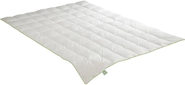 IRISETTE Greenline Daunensteppbett Ultra Leicht Größe 200x200 cm Sommerdecke