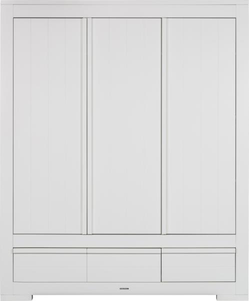 Kidsmill Bretagne Kleiderschrank, 3-türig, Weiß Bild 1