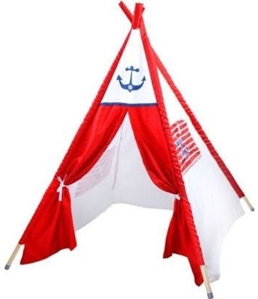 Jokomisiada Wigwam playhouse Tent with anchor