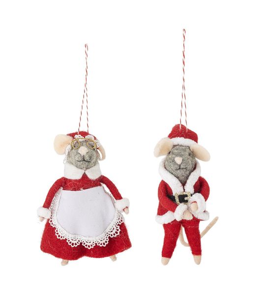 BLOOMINGVILLE Peo Ornament Rot Wolle