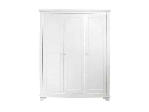 BOPITA Charlotte Kleiderschrank 3-türig Weiß 15611011