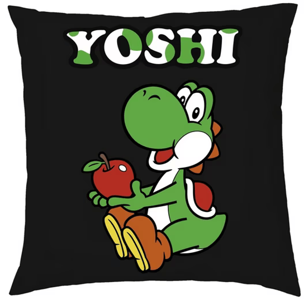 Blondie & Brownie Dekokissen Yoshi Mario Luigi Super Retro Konsole Gamer Gaming, Kissen mit Füllung