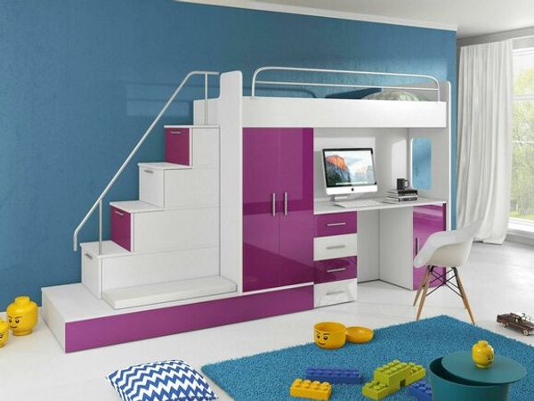 Doppelstockbett Etagenbett Jugend Bett Betten Etagenbetten Etagen Hoch Sofort