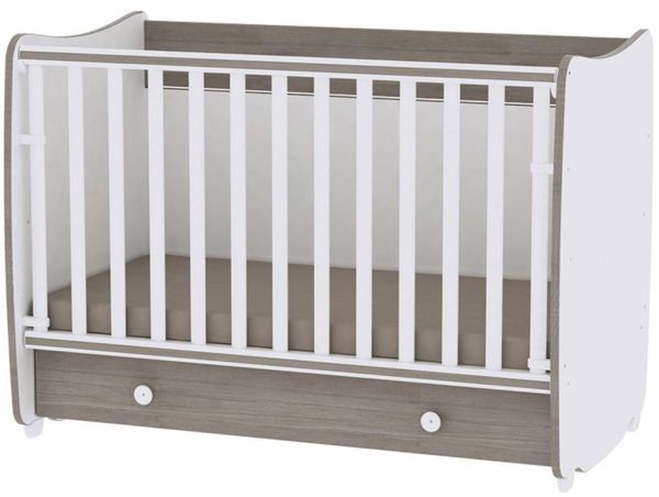 Lorelli 'Dream' Babybett 70x140 cm umbaubar, mit Schaukelfunktion braun