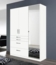 Kleiderschrank HOMBURG Schrank weiß Hochglanz Spiegel 136 Bild 6