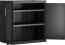 Keter 'Detroit' Lagerschrank XL, Niedrig, Schwarz, 93 x 54 x 89 cm Bild 6