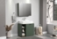 trendteam smart living - PureBliss - Waschbeckenunterschrank - Grün - Rillenoptik - 3 offene Fächer + 1 Einlegeboden - (BxHxT) 90 x 79 x 53 cm - edle Metallgriffe Bild 10