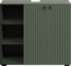 trendteam smart living - PureBliss - Waschbeckenunterschrank - Grün - Rillenoptik - 3 offene Fächer + 1 Einlegeboden - (BxHxT) 90 x 79 x 53 cm - edle Metallgriffe Bild 2