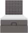 vidaXL Ottoman-Bett mit Matratze Grau 90x200 cm Kunstleder 3312984 Bild 6