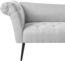 Chaiselongue NANTILLY Stoff Hellgrau Bild 6