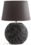 Tischlampe Nachttischlampe Anthrazit Grau, Keramikfuß - 38 cm Hoch Bild 1