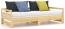vidaXL Tagesbett Ausziehbar Kiefer Massivholz 2x(90x200) cm Bild 13