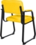 CLP Besucherstuhl Canada B Kunstleder mit Armlehne,gelb Bild 6