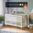 Bellabino 'Liri' Babybett 70x140 cm, beige, 3-fach höhenverstellbar, Kinderbett umbaubar zum Juniorbett (inkl. Umbauseiten) Bild 7