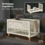Bellabino 'Liri' Babybett 70x140 cm, beige, 3-fach höhenverstellbar, Kinderbett umbaubar zum Juniorbett (inkl. Umbauseiten) Bild 6