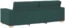 vidaXL Sofa 180cm Dunkelgrün Stoff 4104995 Bild 5
