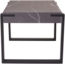 Couchtisch HWC-L53, Wohnzimmertisch Beistelltisch Sofatisch, Metall 43x110x64cm ~ Marmor-Optik grau Bild 6