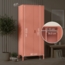 skølm 'Ituri' Kleiderschrank, Metall, 170x45x80 cm, terrakotta, Garderobe mit 4 Fächern und 2 Kleiderstangen Bild 6