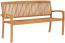 vidaXL Stapelbare Gartenbank mit Auflage 159 cm Massivholz Teak 3063315 Bild 7